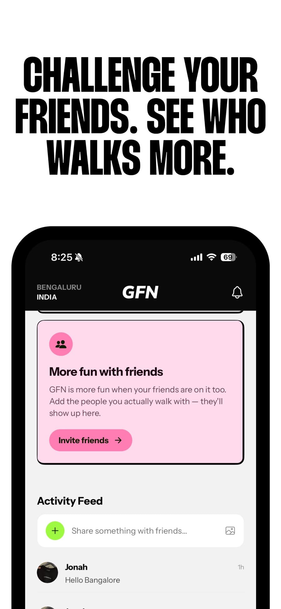 GFN average daily steps