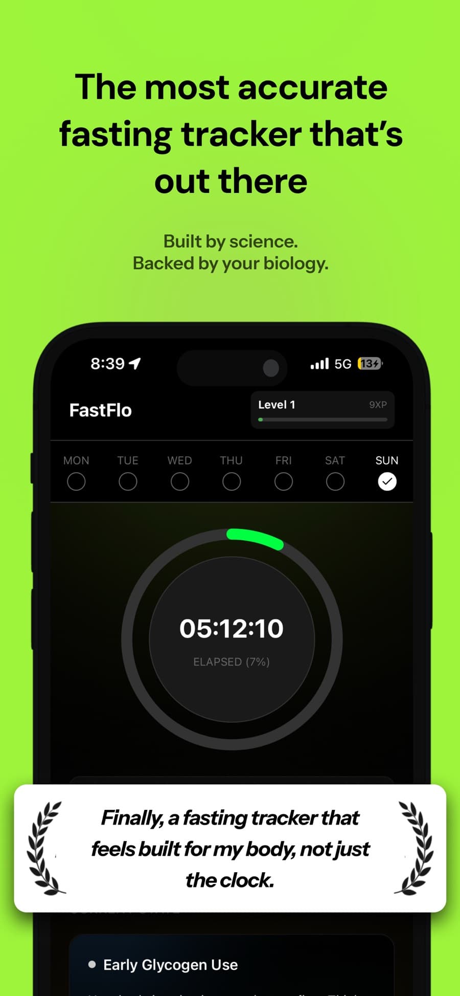 FastFlo fasting stage detection