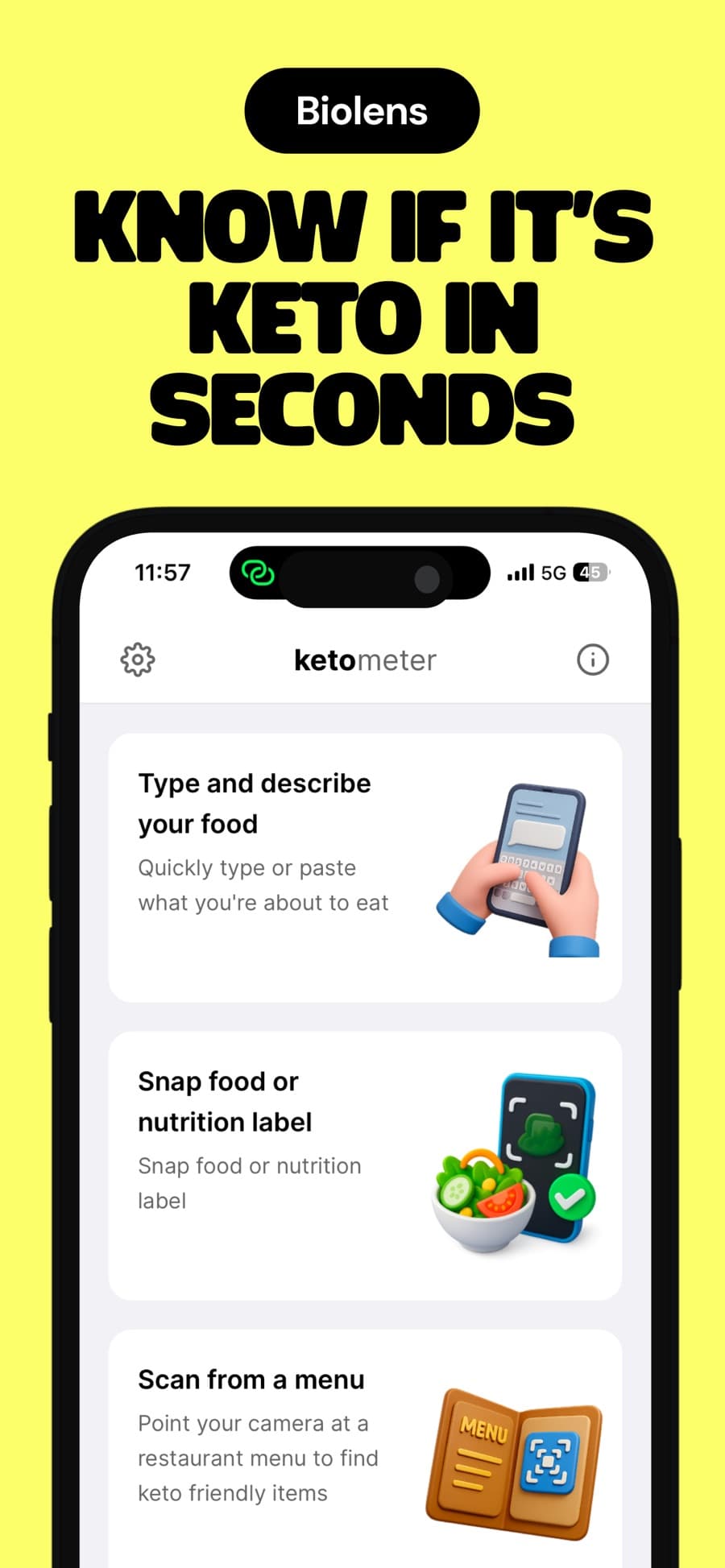 Keto Meter food scanner